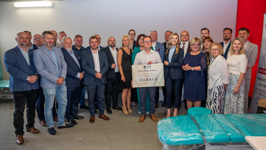 Przekazanie, które stało się symbolem. Fundacja OCG i Partnerzy wsparli Hospicjum