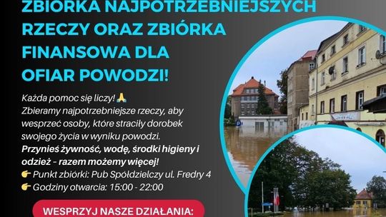 Rzeszów jednoczy się w obliczu powodzi! Zbiórka darów dla powodzian w Pubie Spółdzielczym