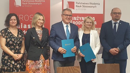 Rzeszowskie Wody Polskie i Państwowa Akademia Nauk Stosowanych w Krośnie podpisały porozumienie o współpracy