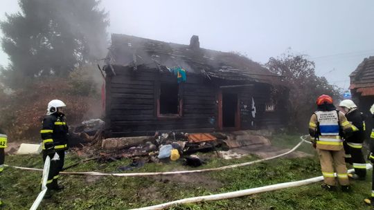 Seria pożarów w Jaśle. W ciągu kilku godzin spłonęły 4 budynki