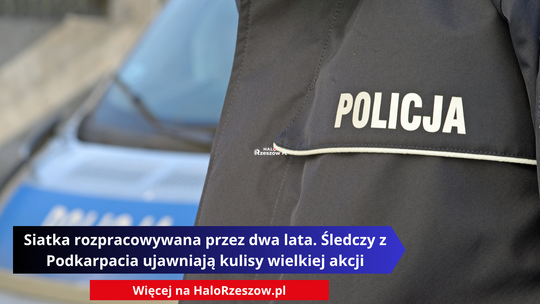 Siatka rozpracowywana przez dwa lata. Śledczy z Podkarpacia ujawniają kulisy wielkiej akcji