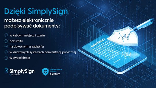 SimplySign podpis elektroniczny Adam Boroń