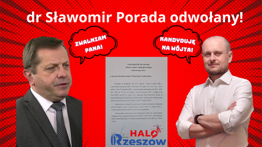 Dr Sławomir Porada ogłasza kandydowanie na stanowisko Wójta Gminy Trzebownisko