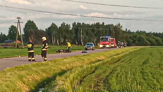 Śmiertelny wypadek motocyklisty w powiecie mieleckim