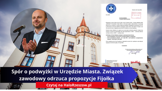 Spór o podwyżki w Urzędzie Miasta. Związek zawodowy odrzuca propozycje Fijołka