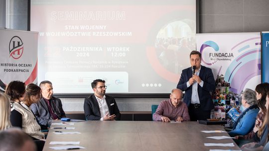 „Stan Wojenny w województwie rzeszowskim” – seminarium pod patronatem Starosty Rzeszowskiego