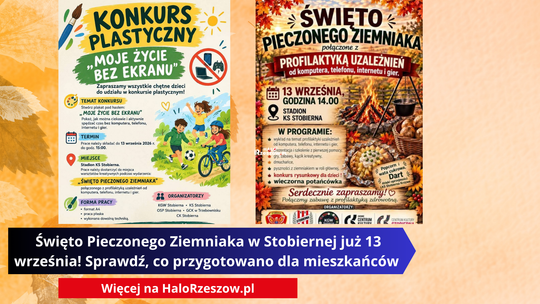Święto Pieczonego Ziemniaka w Stobiernej już 13 września! Sprawdź, co przygotowano dla mieszkańców