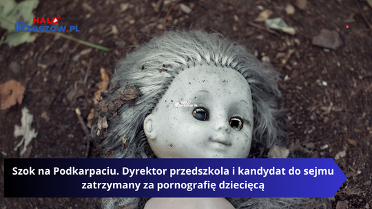 Szok na Podkarpaciu. Dyrektor przedszkola i kandydat do sejmu zatrzymany za pornografię dziecięcą