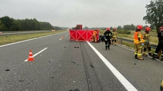 Tragiczny wypadek na A4 pomiędzy Tarnowem a Dębicą. Nie żyje 45-latka