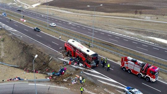 Ustalono 3 z 5 ofiar śmiertelnych ukraińskiego autokaru