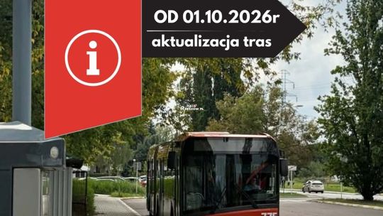 UWAGA! Duże korekty w MPK Rzeszów. Sprawdź, jak od czwartku kursują autobusy!