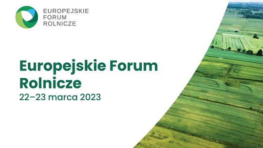 V Europejskie Forum Rolnicze w Jasionce - Zapowiedź