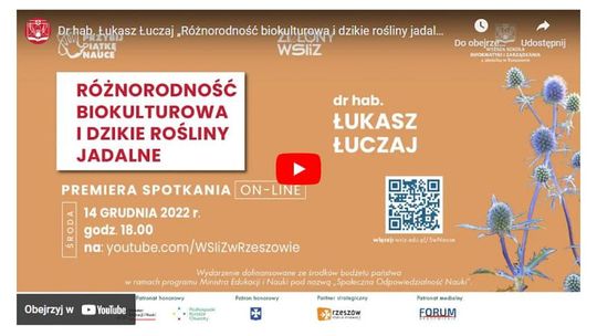 WSIiZ zaprasza na wykład online: Jak różnorodność biologiczna jest powiązana z różnorodnością kulturową? 