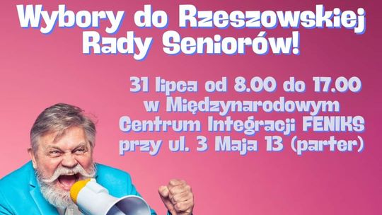 Wybory do Rzeszowskiej Rady Seniorów odbędą się 31 lipca 2024 r. w FENIKS-ie