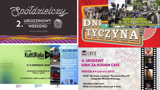 Wybrane imprezy w Rzeszowie i okolicach w weekend 2-4 czerwca 2023