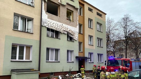 Wybuch gazu w mieszkaniu przy ul. Bohaterów Westerplatte. Jedna osoba ranna!