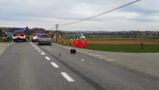 na zdjęciu i miejsce wypadku w Kożuchowie