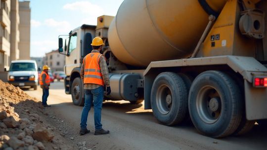 Wypadek na budowie na Kwiatkowskiego. Pracownika przygniotło ramie pompogruszki