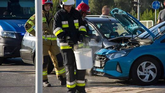 Wypadek na skrzyżowaniu ul. Rzecha i Ciepłowniczej