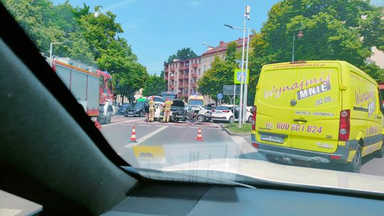 Wypadek w centrum Rzeszowa. Uważajcie na utrudnienia w ruchu