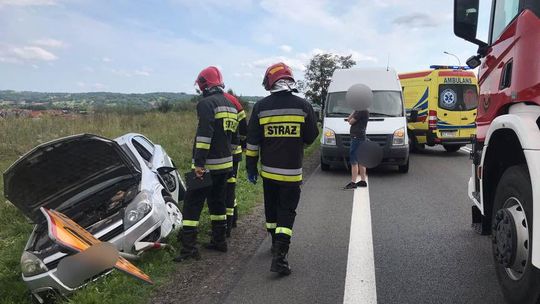 Wypadek w Lutoryżu. Sprawca był pijany [FOTO]