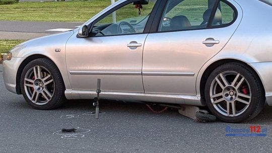 Wypadek z udziałem elektrycznej hulajnogi na Rejtana w Rzeszowie [FOTO]