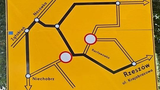 Zamknięcie drogi powiatowej w Racławówce. Objazdy