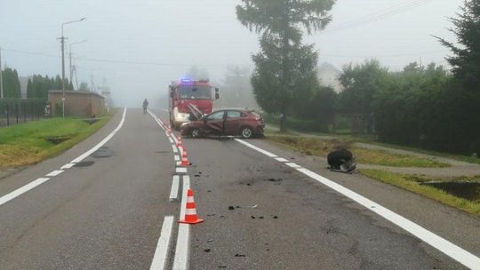 Zderzenie czołowe w Starej Wsi