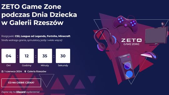 ZETO Game Zone podczas Dnia Dziecka w Galerii Rzeszów