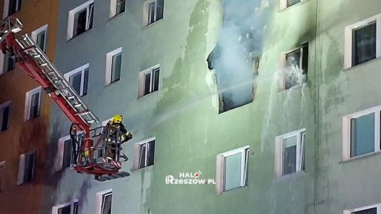 Zmarła druga ofiara pożaru bloku przy ul. Popiełuszki