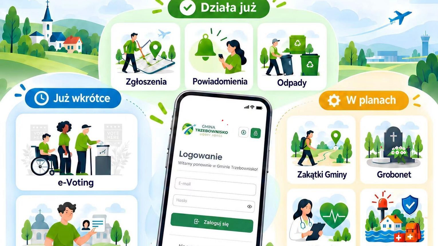 Aplikacja „Moje Trzebownisko”. Cyfrowe udogodnienia i lokalne alerty dla mieszkańców
