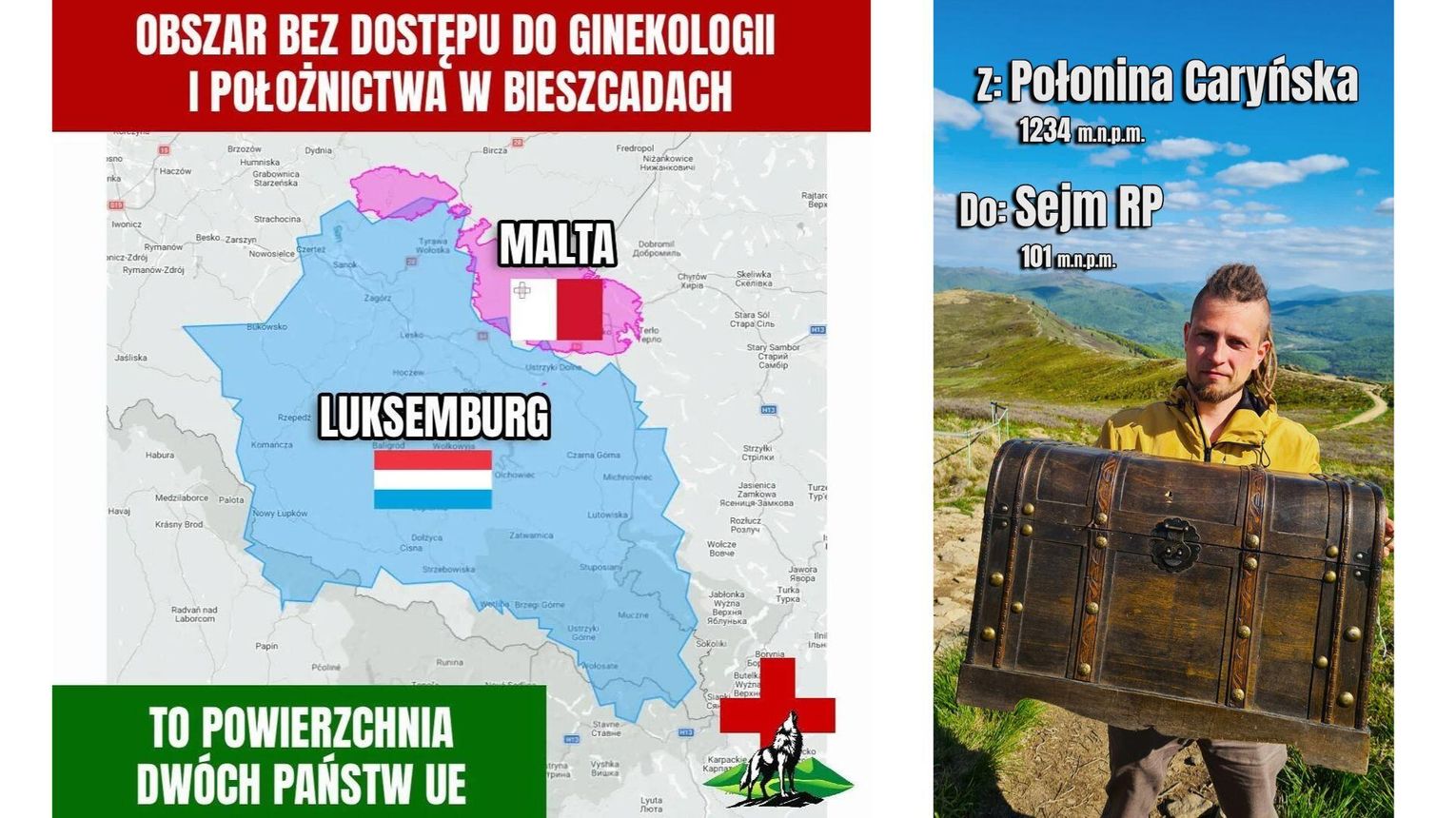 Bieszczady upominają się o szpital w Lesku. Ponad 5,6 tys. podpisów trafi do premiera