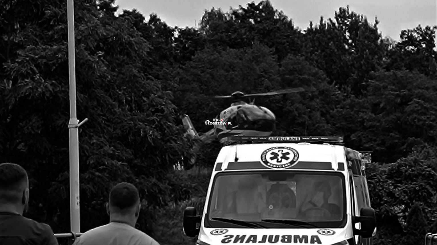 Brutalny atak na Podkarpaciu. Ranna kobieta i dwóch policjantów, w akcji śmigłowiec LPR