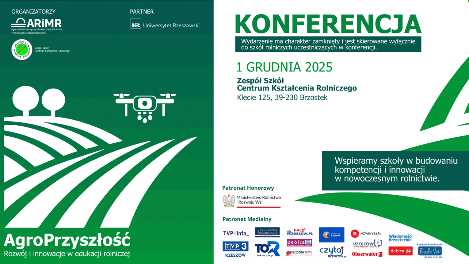 Brzostek stawia na nowoczesne rolnictwo. Konferencja o przyszłości edukacji rolniczej