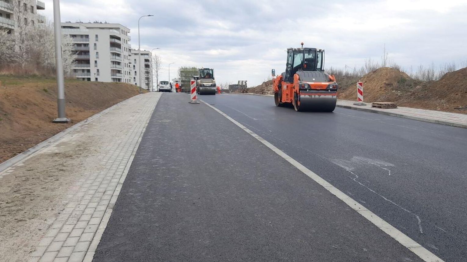 Budowa połączenia ul. Wołyńskiej z ul. Słoneczny Stok na finiszu