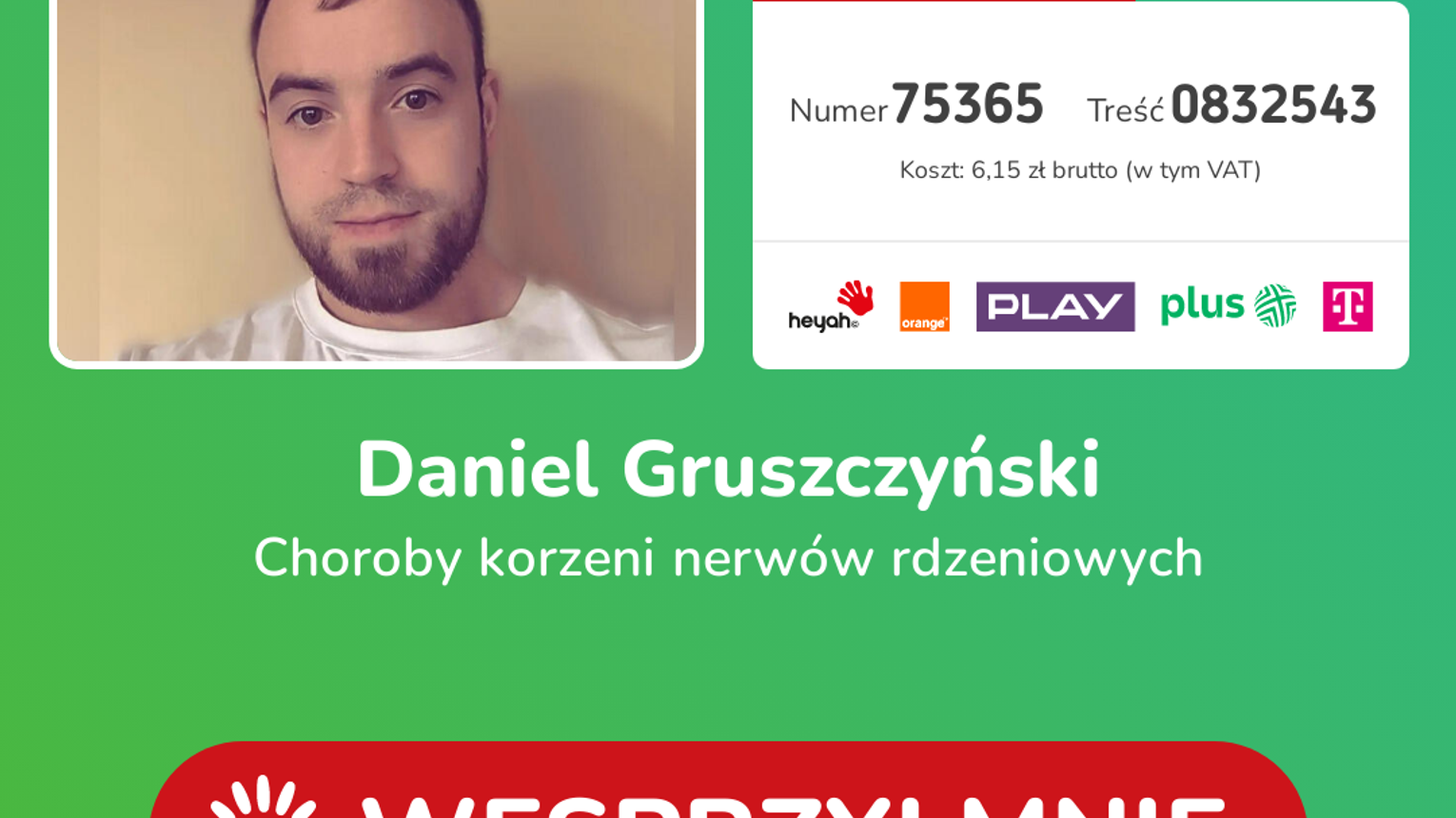 Daniel z Sanoka prosi o pomoc w walce z chorobą