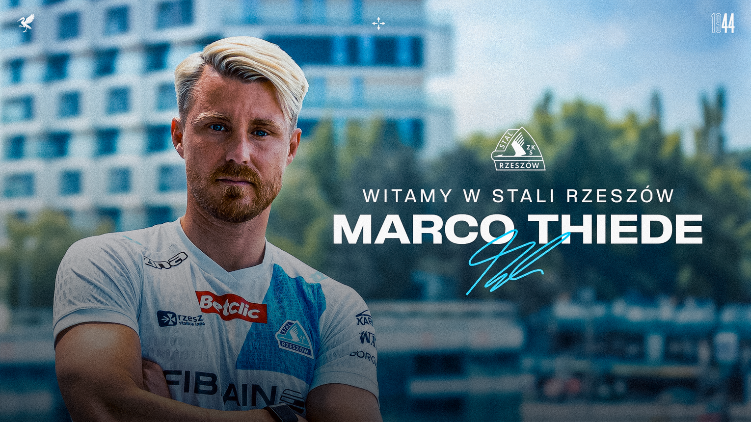 Doświadczony Niemiec zasilił Stal Rzeszów. Marco Thiede podpisał kontrakt