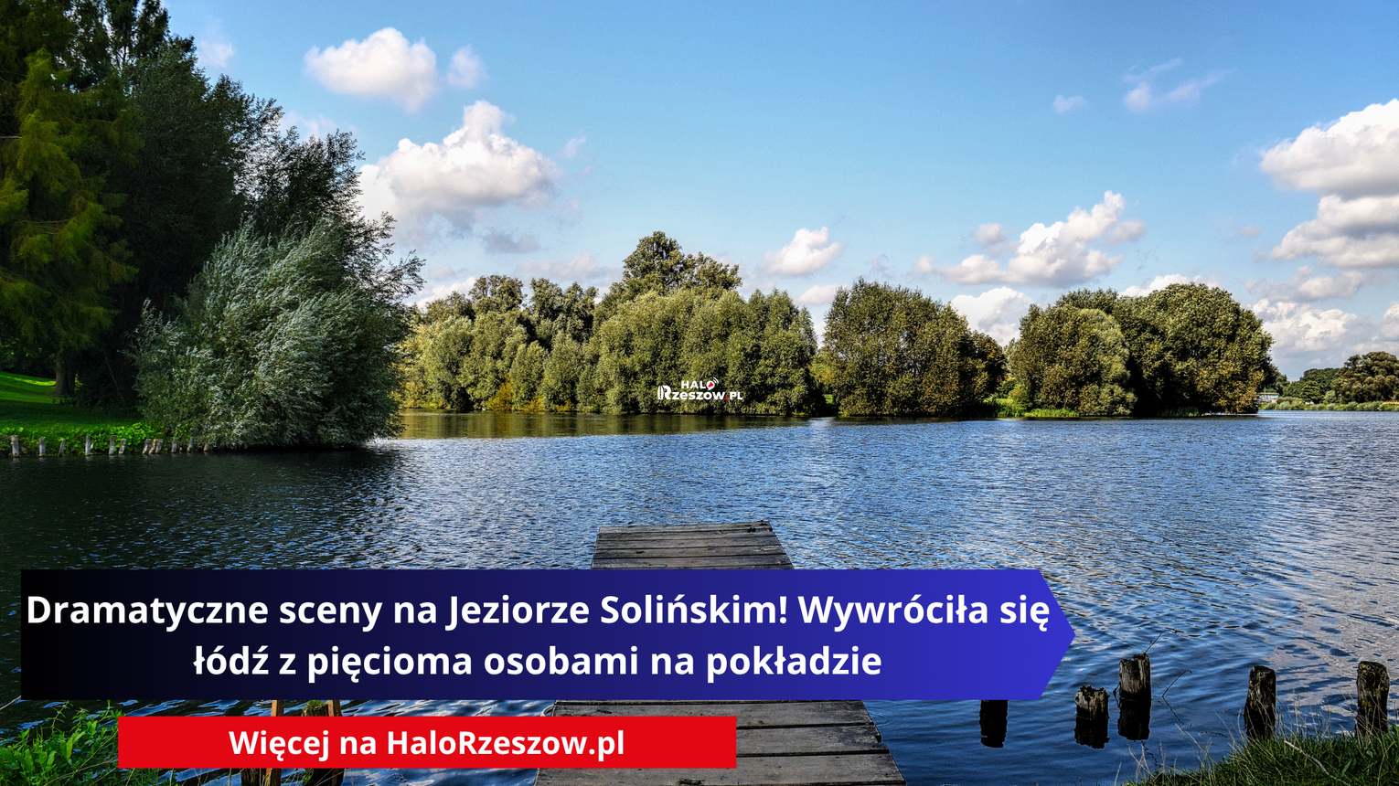 Dramatyczne sceny na Jeziorze Solińskim. Wywróciła się łódź z pięcioma osobami na pokładzie