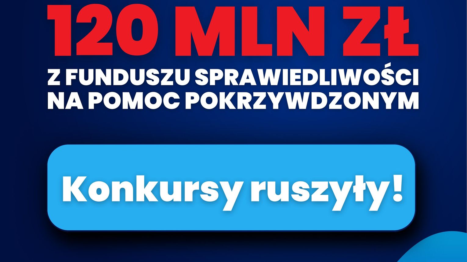 Fundusz Sprawiedliwości powraca! NGO powalczą o 120 mln zł na pomoc pokrzywdzonym