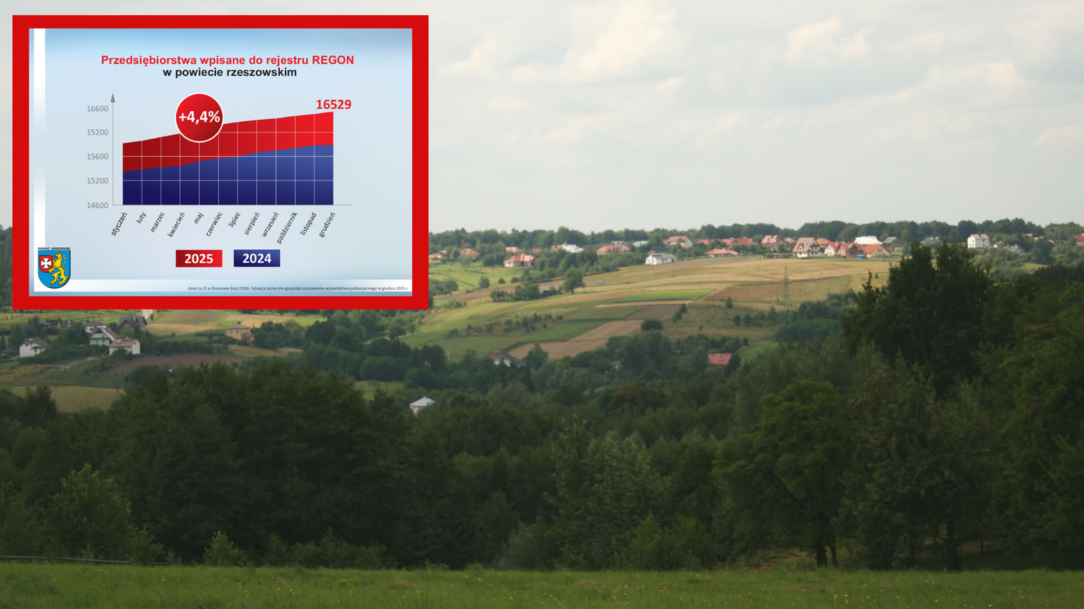 Gospodarczy sukces Powiatu Rzeszowskiego? W regionie przybywa firm