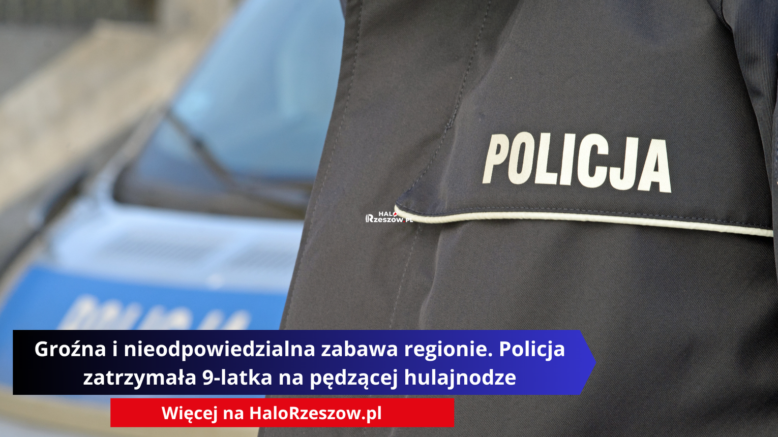 Groźna i nieodpowiedzialna zabawa w regionie. Policja zatrzymała 9-latka na pędzącej hulajnodze
