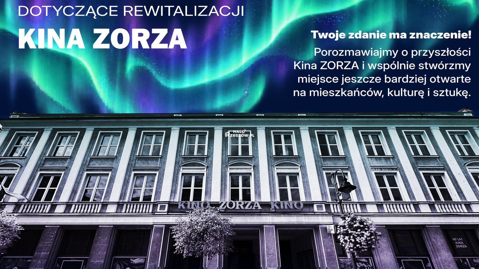 Jaka przyszłość czeka kultowe kino Zorza? Mieszkańcy Rzeszowa zdecydują podczas konsultacji