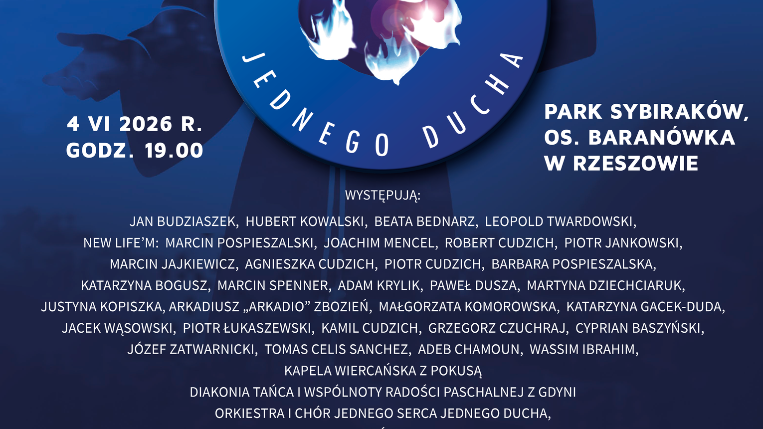 Koncert „Jednego Serca Jednego Ducha” w Rzeszowie. Tysiące wiernych, utrudnienia i ważne informacje dla uczestników