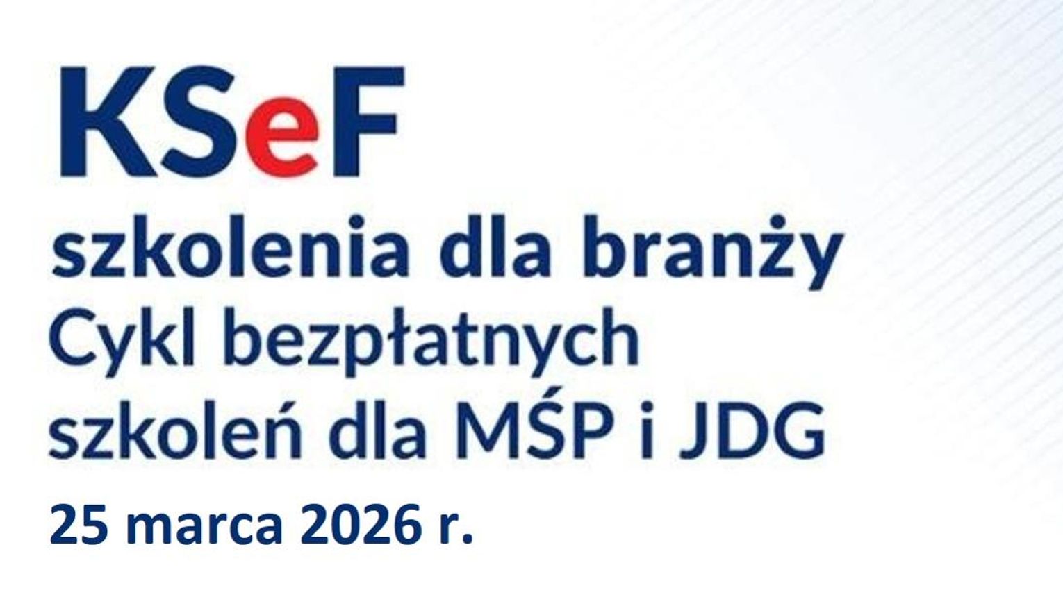 "KSeF - szkolenia dla branży” już 25 marca w urzędach skarbowych woj. podkarpackiego