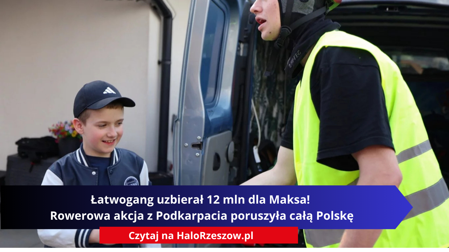 Łatwogang uzbierał 12 mln dla Maksa! Rowerowa akcja z Podkarpacia poruszyła całą Polskę