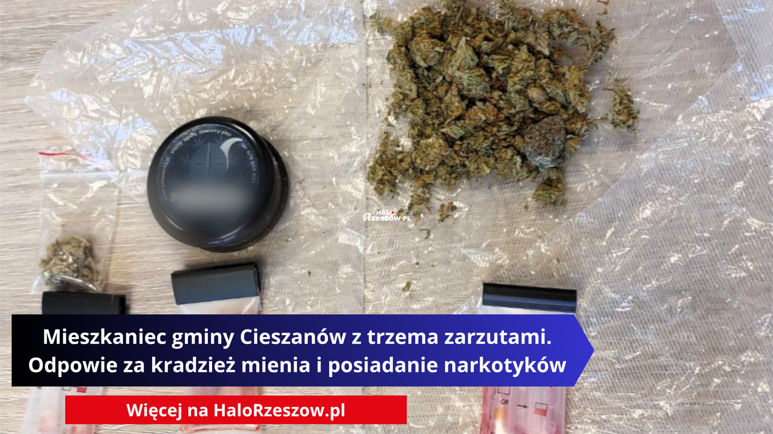 Mieszkaniec gminy Cieszanów z trzema zarzutami. Odpowie za kradzież mienia i posiadanie narkotyków