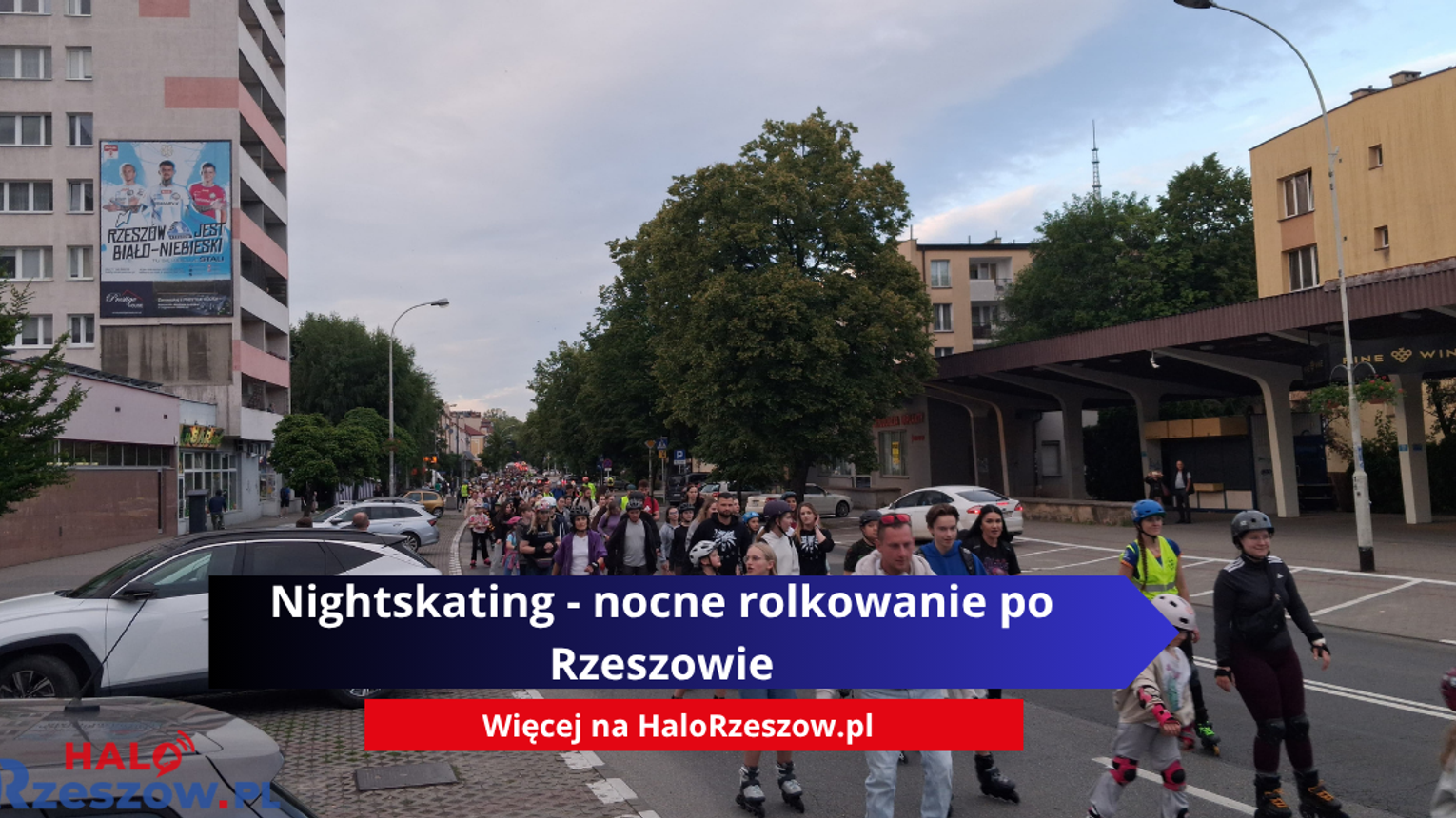 Nightskating - nocne rolkowanie po Rzeszowie