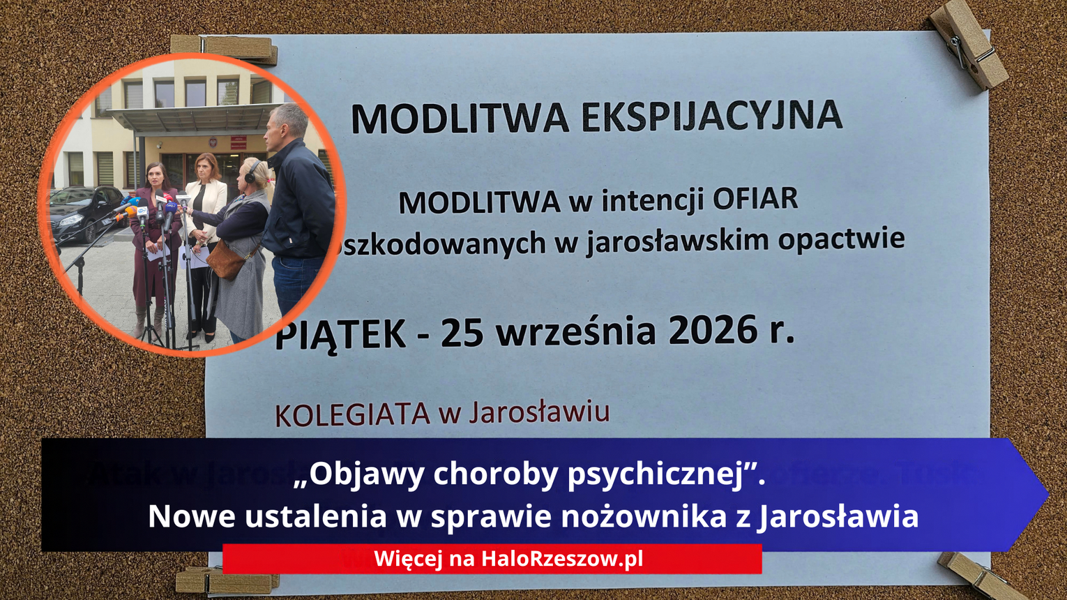 „Objawy choroby psychicznej”. Nowe ustalenia w sprawie nożownika z Jarosławia
