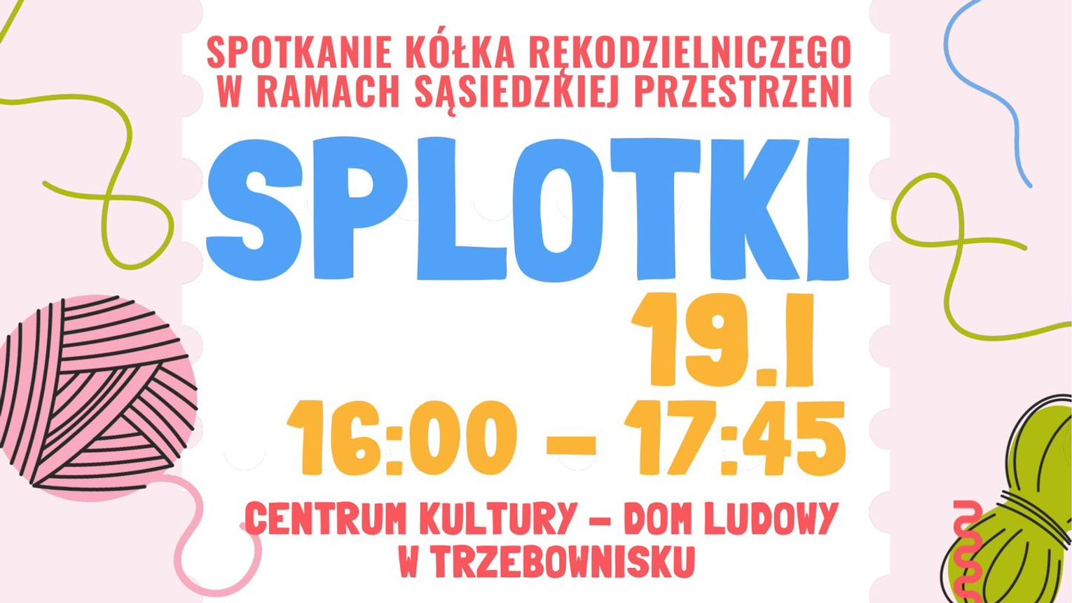 Od kołowrotka po szydełko. "Splotki" łączą pokolenia w Trzebownisku