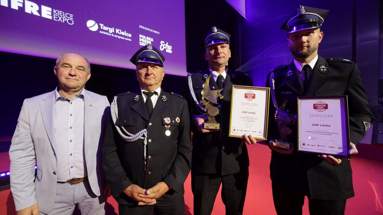 OSP Lecka z tytułem Jednostki OSP Roku Polski 2025